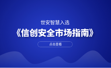 安全審計(jì)領(lǐng)域唯一廠商｜世安智慧入選數(shù)世咨詢《信創(chuàng)安全市場(chǎng)指南》